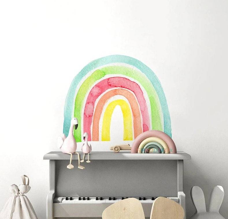 ChandeliersDecor.com-Rainbow Wall Stickers | Large Rainbow Wall Decal | Big Rainbow Wall Sticker