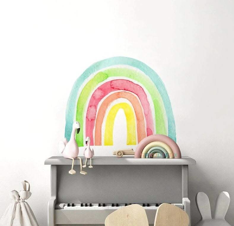 ChandeliersDecor.com-Rainbow Wall Stickers | Large Rainbow Wall Decal | Big Rainbow Wall Sticker