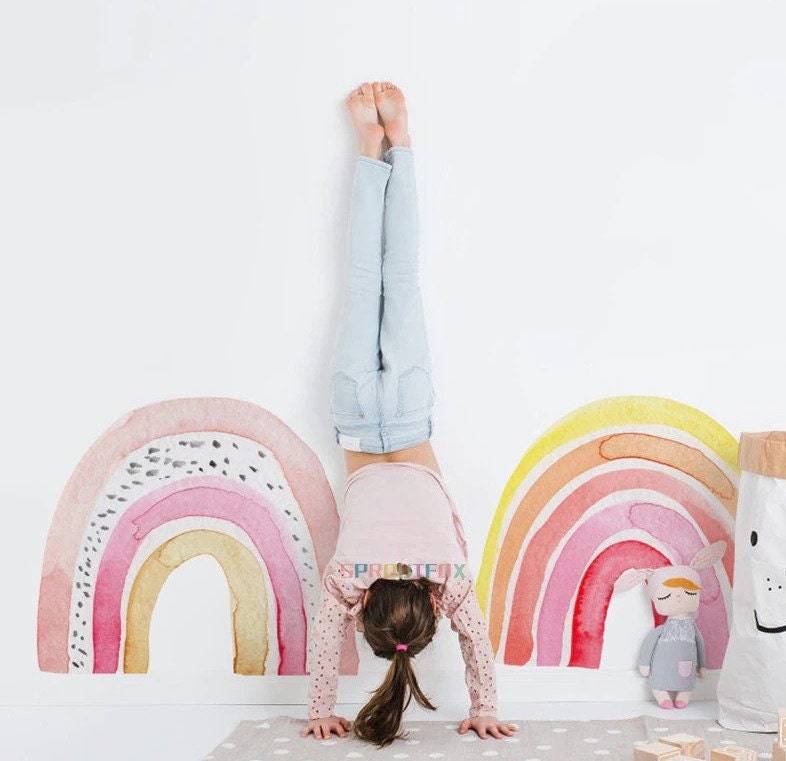 ChandeliersDecor.com-Rainbow Wall Stickers | Large Rainbow Wall Decal | Big Rainbow Wall Sticker