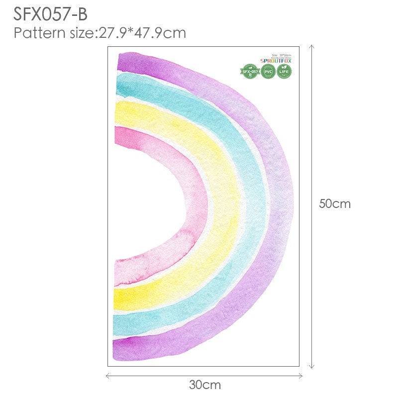 ChandeliersDecor.com-Rainbow Wall Stickers | Large Rainbow Wall Decal | Big Rainbow Wall Sticker