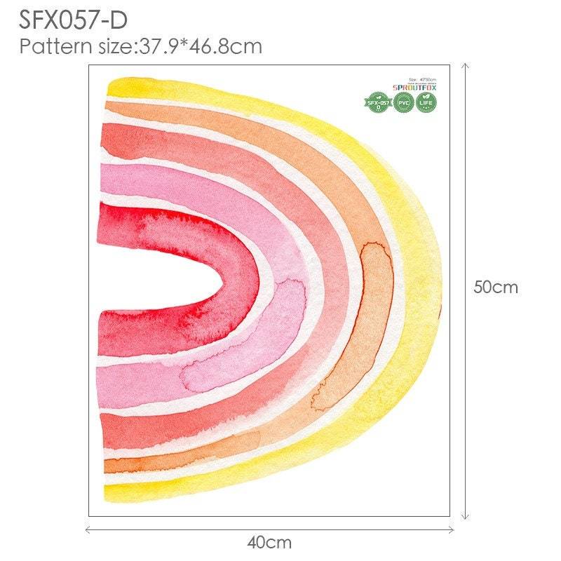 ChandeliersDecor.com-Rainbow Wall Stickers | Large Rainbow Wall Decal | Big Rainbow Wall Sticker