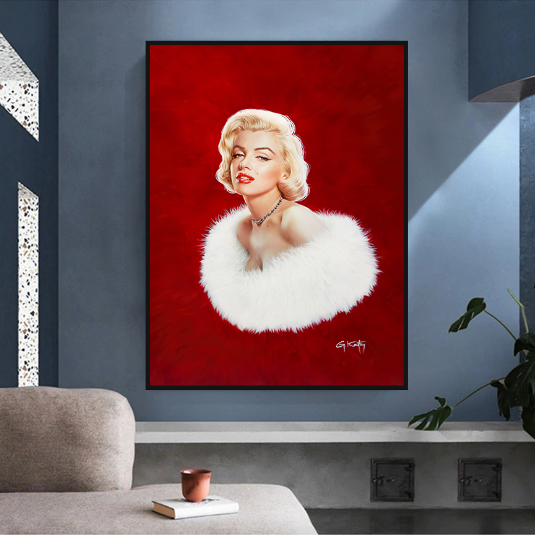 ChandeliersDecor.com-Wall Posters-Red Carpet: Marilyn Poster - Stunning Décor for Any Event