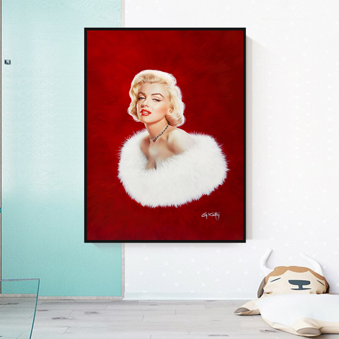 ChandeliersDecor.com-Wall Posters-Red Carpet: Marilyn Poster - Stunning Décor for Any Event