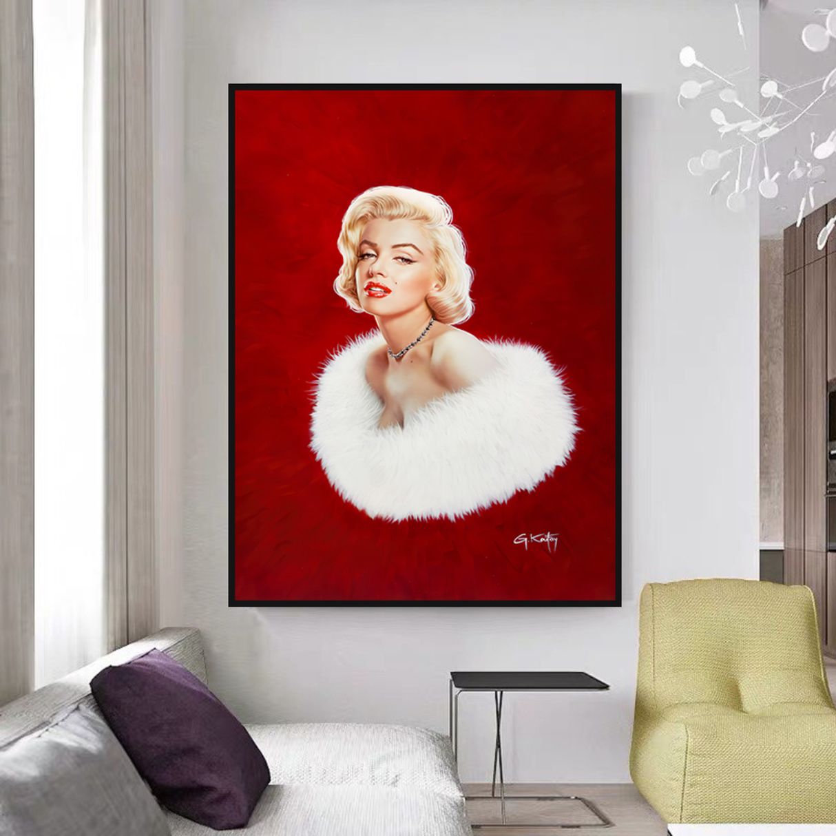 Red Carpet: Marilyn Poster - Stunning Décor for Any Event-ChandeliersDecor.com