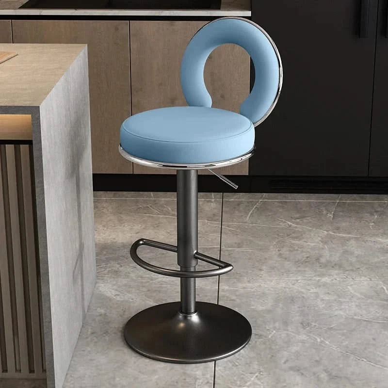 Relaxing Swivel Altos Metal Backrest Bar Stools-ChandeliersDecor.com