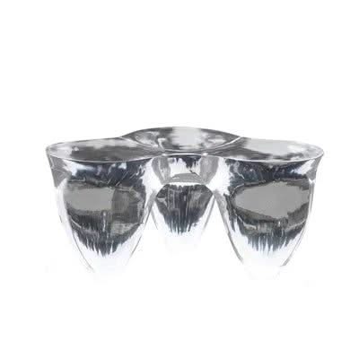 Resin Figurine Glass Coffee Table-ChandeliersDecor.com