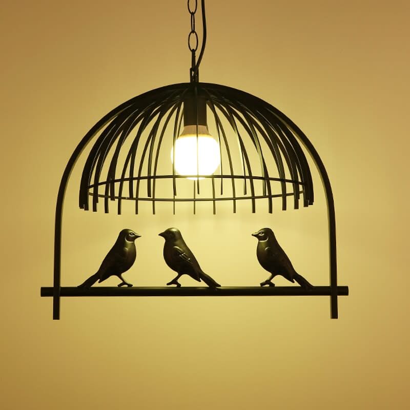 Resin Iron Bird Cage Chandelier-ChandeliersDecor.com
