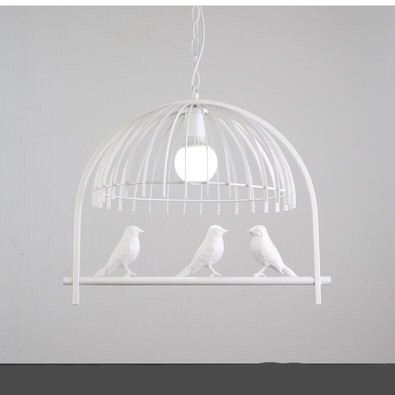 Resin Iron Bird Cage Chandelier-ChandeliersDecor.com