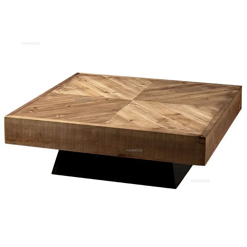 Retro Nordic Solid Wood Coffee Table-ChandeliersDecor.com