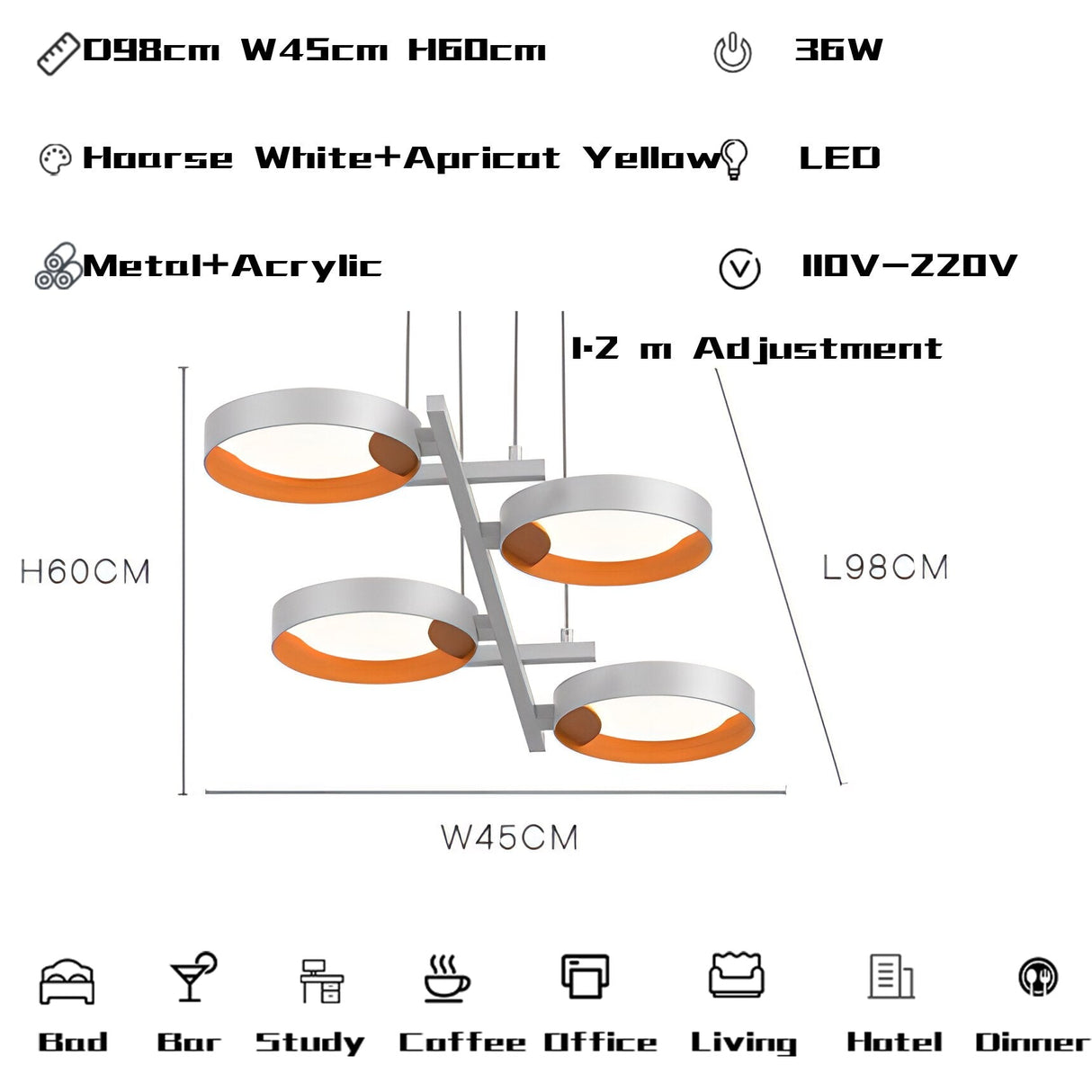 ChandeliersDecor.com-Chandeliers-Rings Chandelier - Discover Elegant Lighting Options