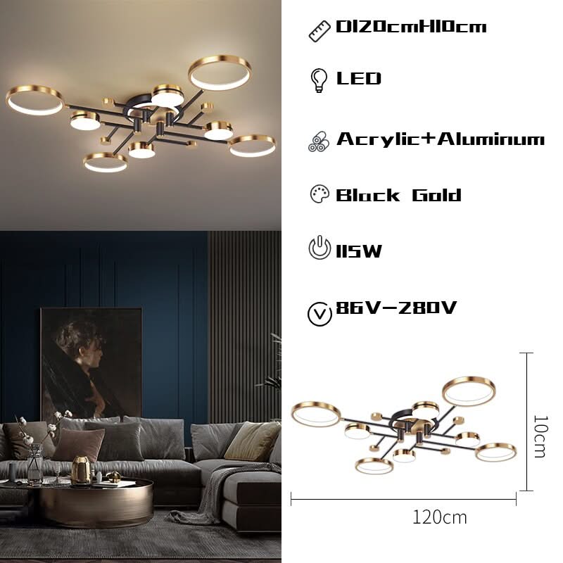 Rings Chandelier: Illuminate Your Space with Style-ChandeliersDecor.com