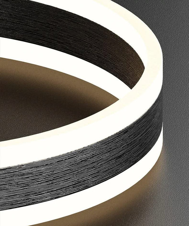 Rings LED Staircase Chandelier: Unparalleled Elegance-ChandeliersDecor.com