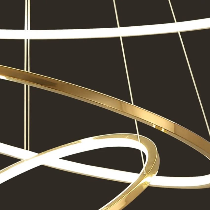 ChandeliersDecor.com-Staircase Chandelier-Rings Staircase Chandelier: Unparalleled Elegance