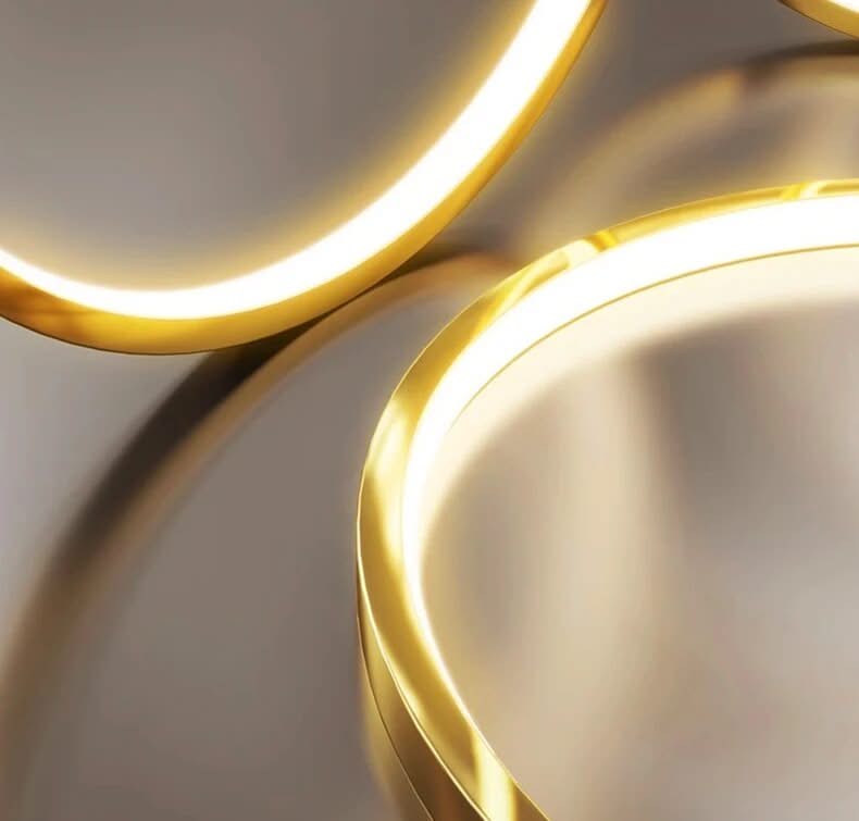 ChandeliersDecor.com-Staircase Chandelier-Rings Staircase Chandelier: Unparalleled Elegance