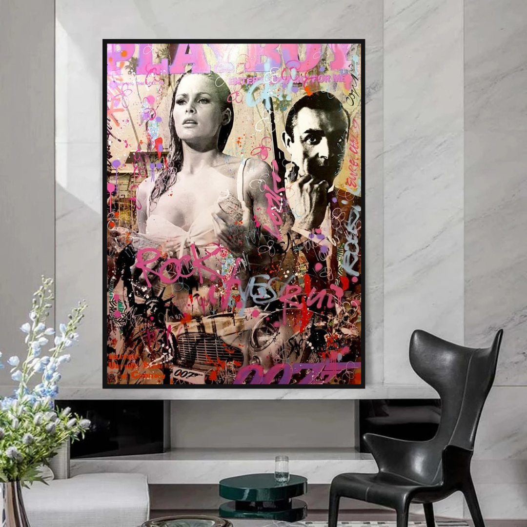 ChandeliersDecor.com-Wall Posters-Rock it 007 Art: James Bond Poster - Official Collection