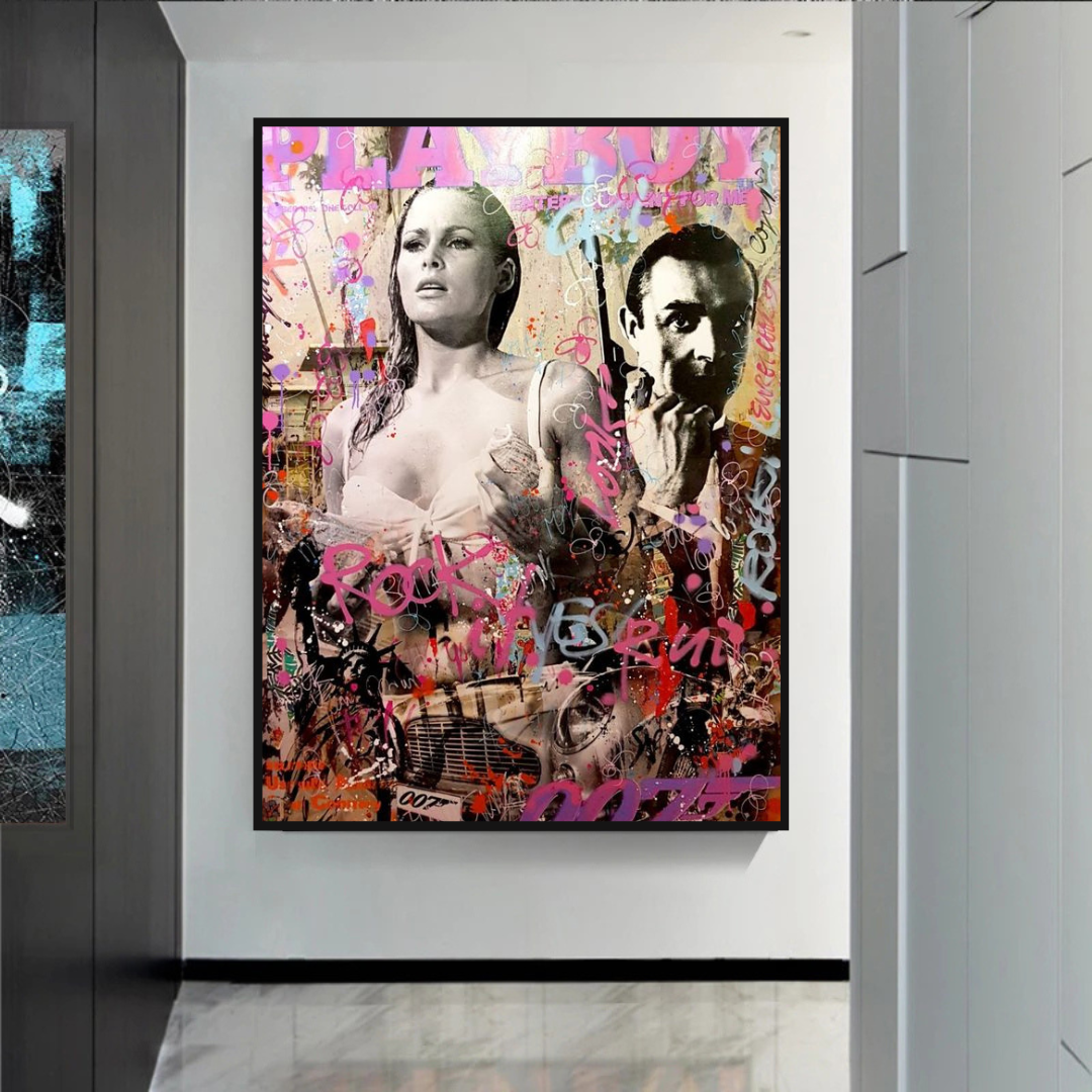 ChandeliersDecor.com-Wall Posters-Rock it 007 Art: James Bond Poster - Official Collection