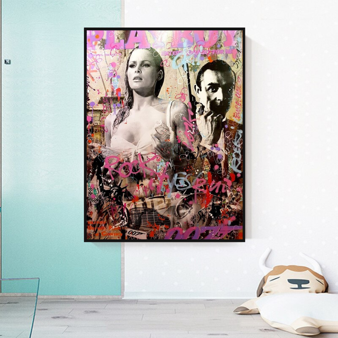 ChandeliersDecor.com-Wall Posters-Rock it 007 Art: James Bond Poster - Official Collection