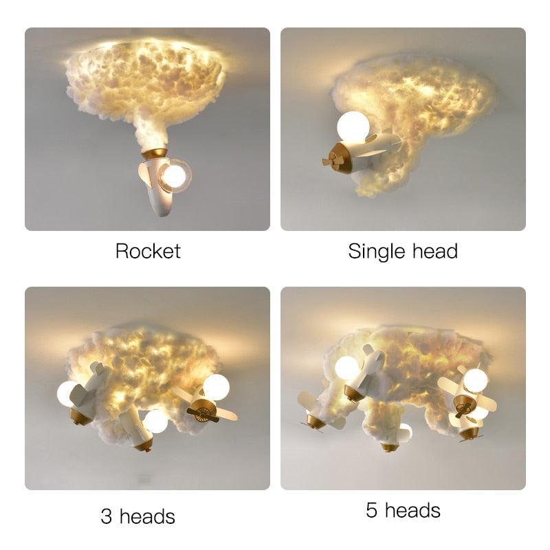 ChandeliersDecor.com-Kids Room Nursery Lighting-Rocket Light: Illuminate Your Kids Room with Magic