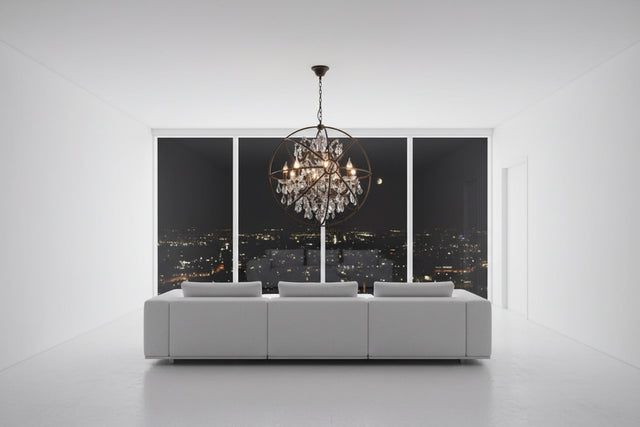 Rustic Orb Chandelier - Rustic and Elegant Lighting-ChandeliersDecor.com