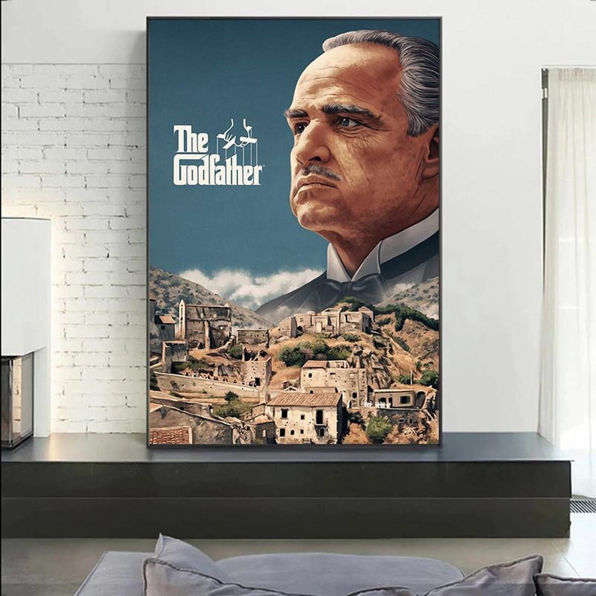Scarface Movie Al Pacino Godfather Canvas Wall Art-ChandeliersDecor.com