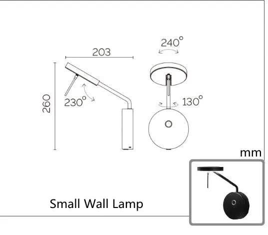 ChandeliersDecor.com-Wall Lights-Sconce Swing Arm Wall Lamp