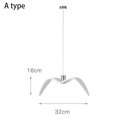 ChandeliersDecor.com-Kitchen Island-Seagulls Pendant Light: Unique Lighting Fixture