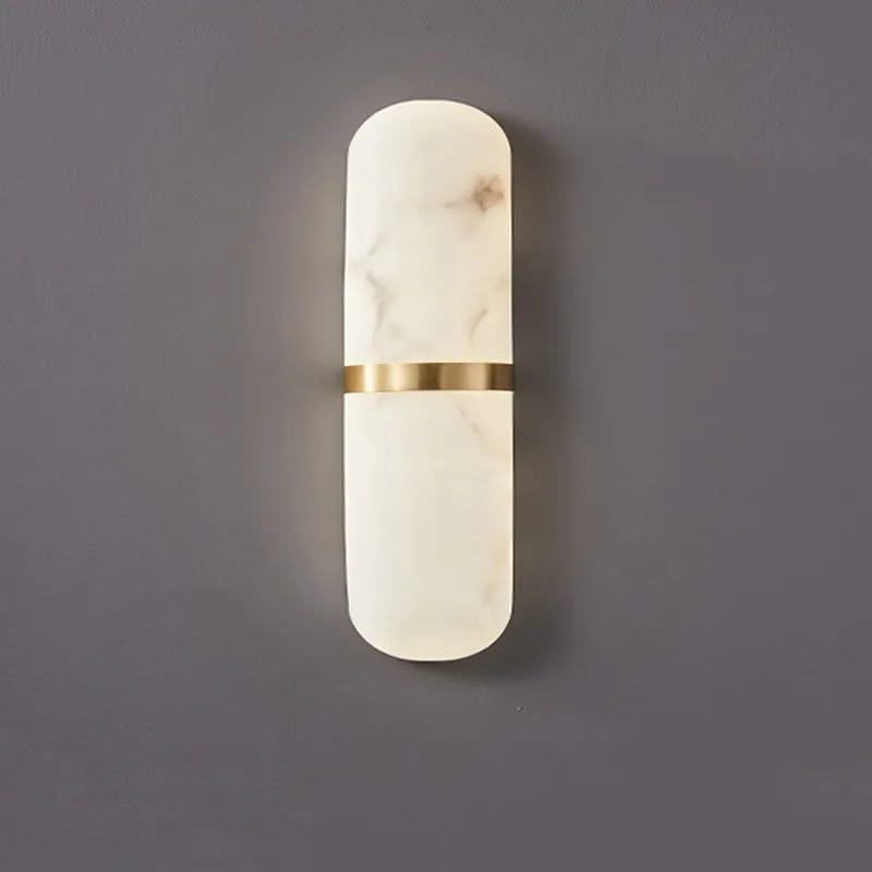 Semi Cylinder Marble Wall Light-ChandeliersDecor.com