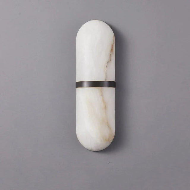 Semi Cylinder Marble Wall Light-ChandeliersDecor.com