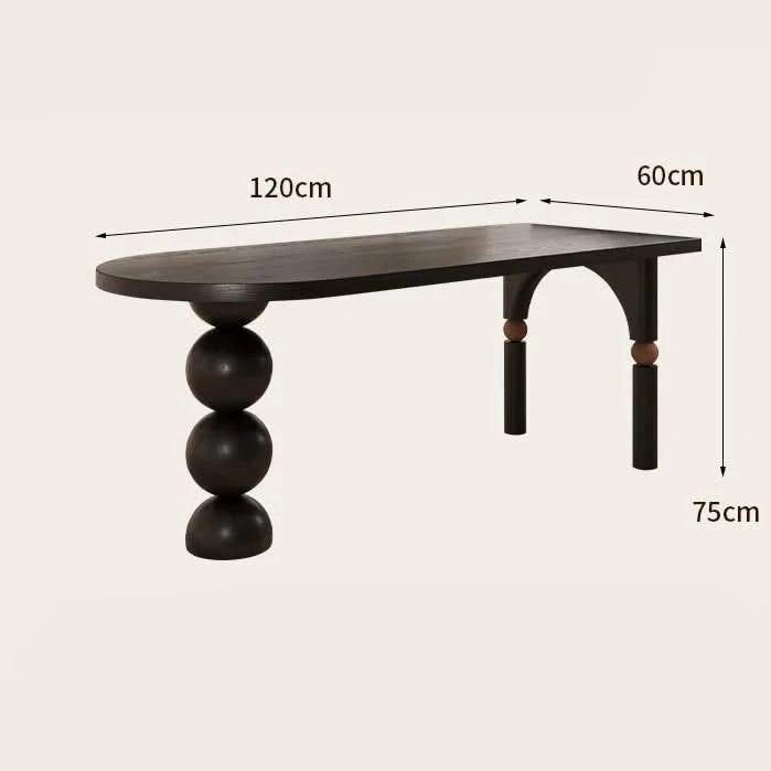 Semicircle Wooden Island Dining Table-ChandeliersDecor.com