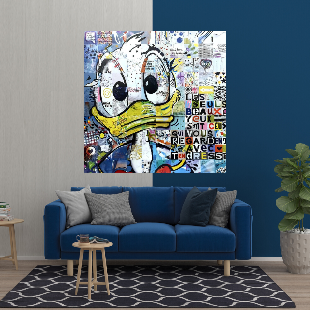 Shop the Donald Duck Poster - Only Beautiful Eyes!-ChandeliersDecor.com