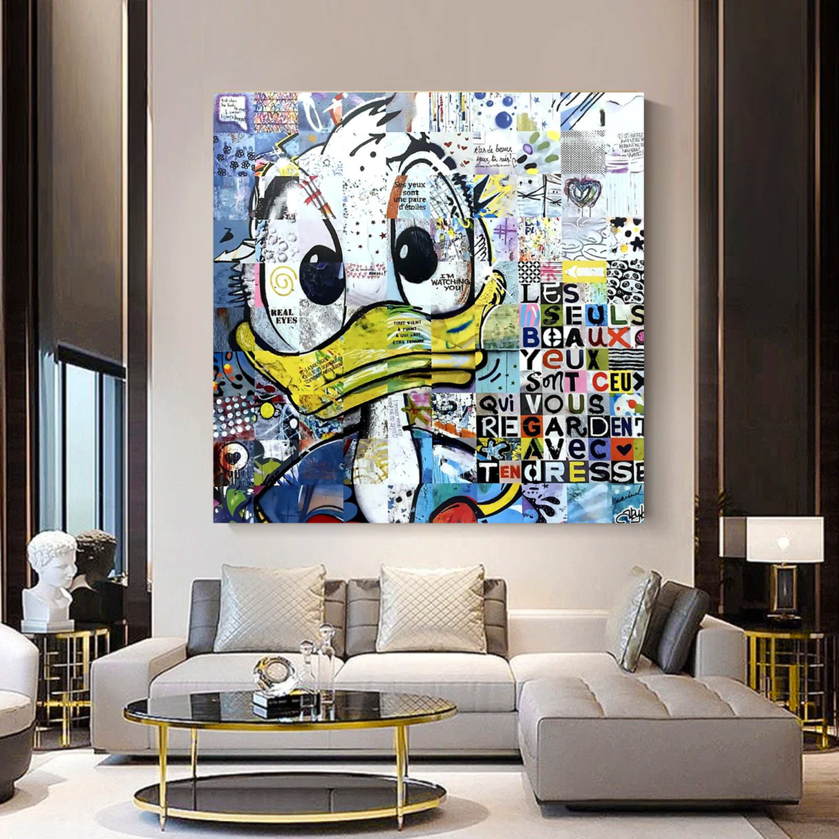 Shop the Donald Duck Poster - Only Beautiful Eyes!-ChandeliersDecor.com