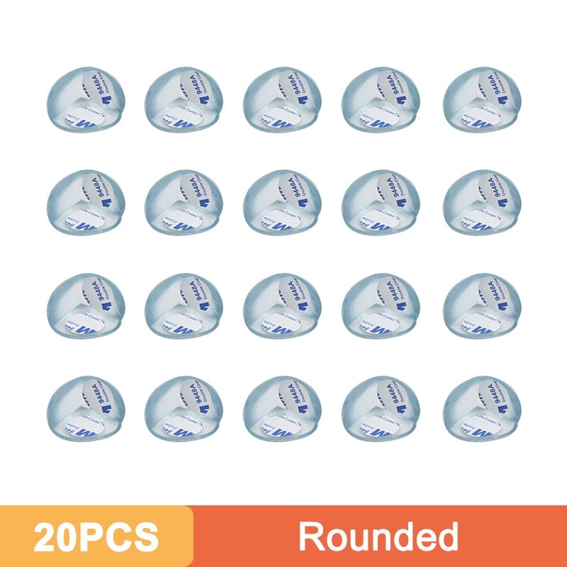 ChandeliersDecor.com-Silicone Corner Protectors for Babies and Kids - Self-Adhesive
