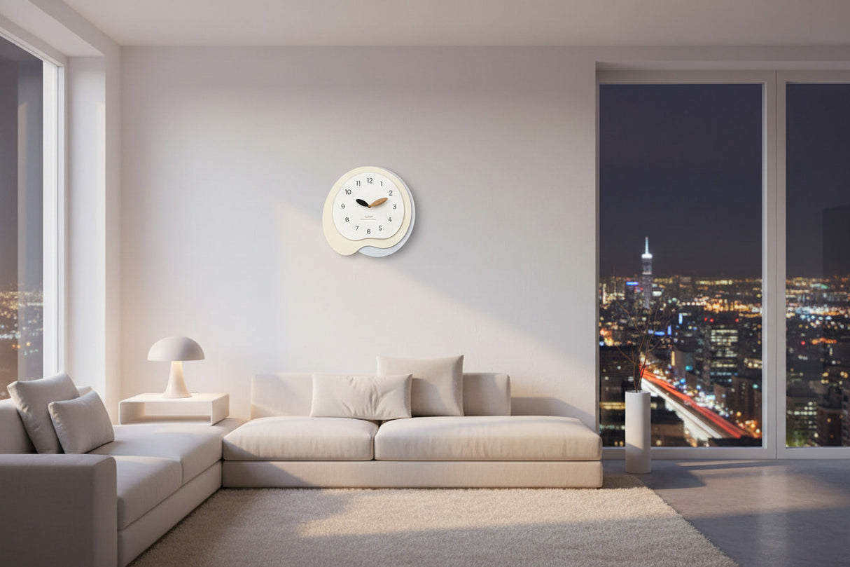 Simplicity Silent Pared Clock Decoration-ChandeliersDecor.com
