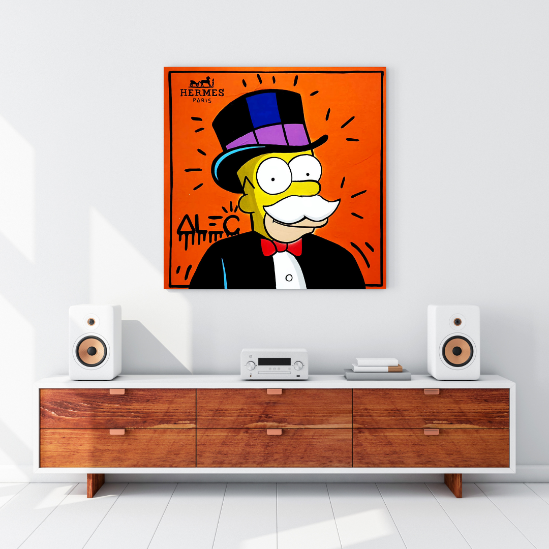 Simpsons Canvas Art by Alec-ChandeliersDecor.com