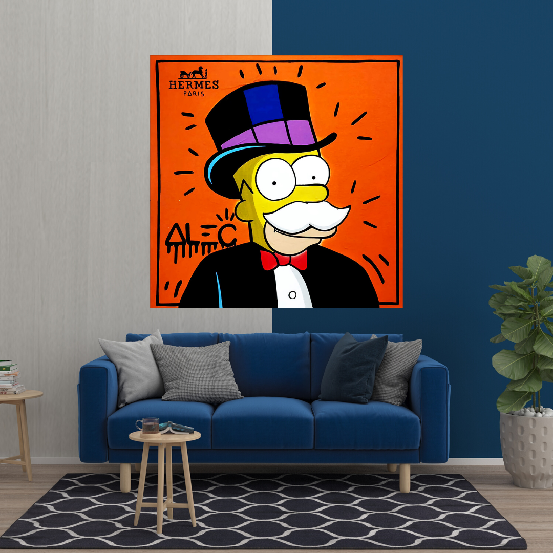 Simpsons Canvas Art by Alec-ChandeliersDecor.com