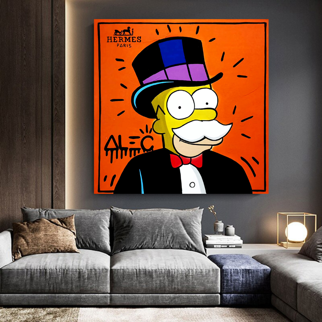 Simpsons Canvas Art by Alec-ChandeliersDecor.com