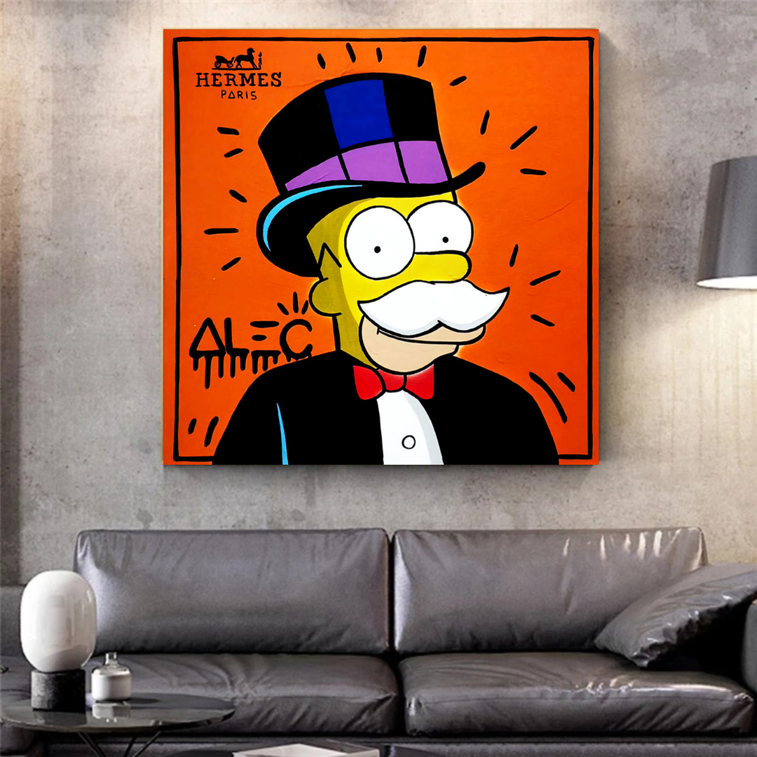 Simpsons Canvas Art by Alec-ChandeliersDecor.com