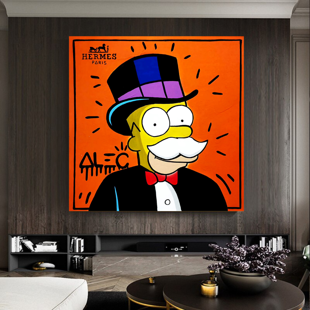 Simpsons Canvas Art by Alec-ChandeliersDecor.com