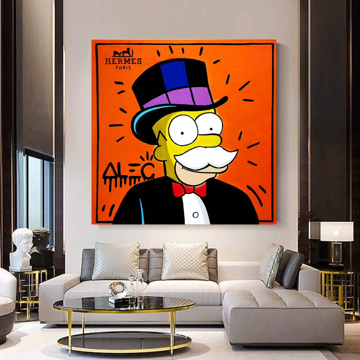 Simpsons Canvas Art by Alec-ChandeliersDecor.com