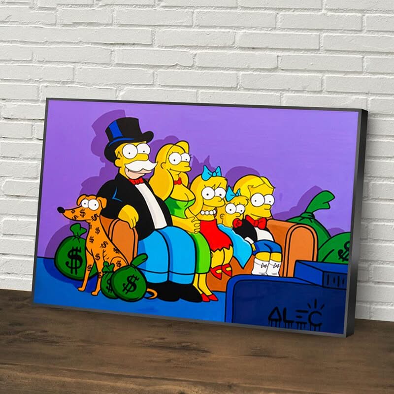 Simpsons Poster: Get Your Money Bags Here!-ChandeliersDecor.com