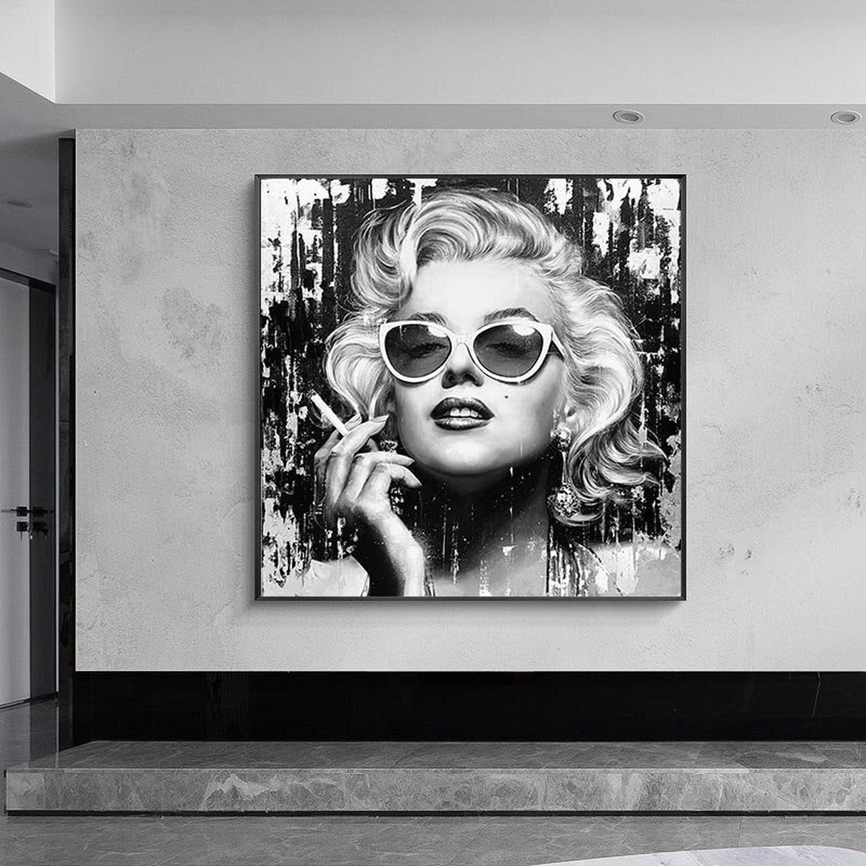 ChandeliersDecor.com-Wall Posters-Smoking: Marilyn Poster – Classic Icon on Display