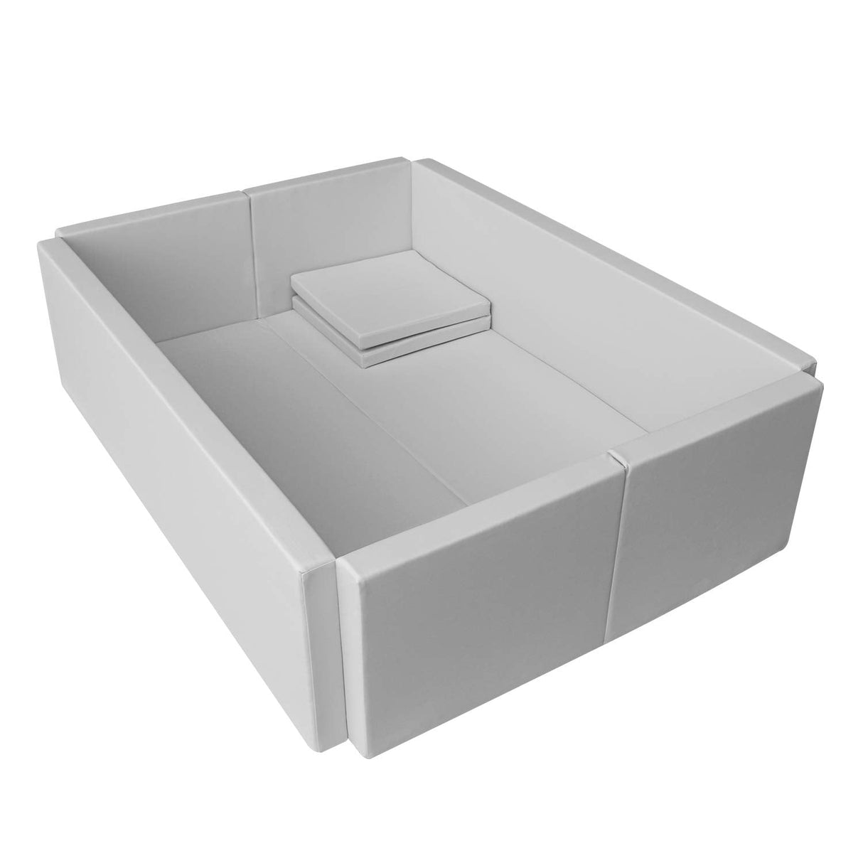 ChandeliersDecor.com-Playpen and Ball Pits-Soft Foam Foldable Grey Ball Pit Crawling Fence Children's Playground