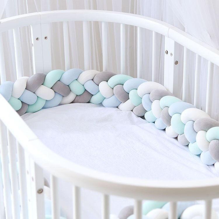 ChandeliersDecor.com-Crib Bumper-Soft Plush Cot Bumper: Crib Bumper for Tots