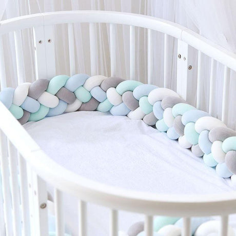 ChandeliersDecor.com-Crib Bumper-Soft Plush Cot Bumper: Crib Bumper for Tots