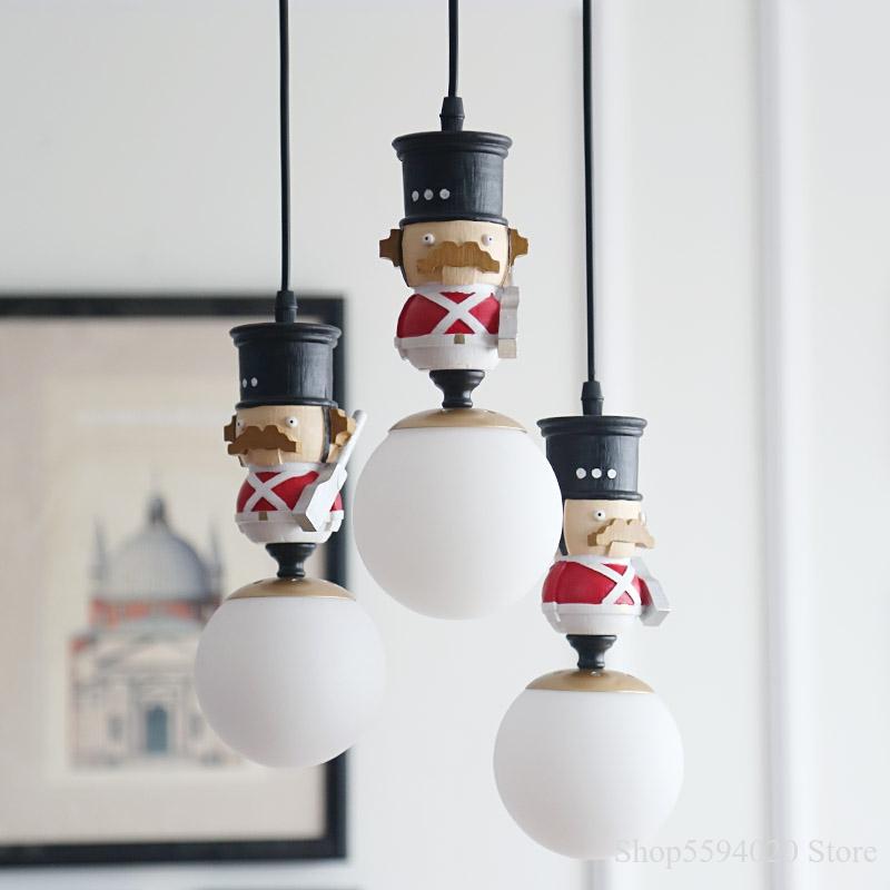 ChandeliersDecor.com-Kids Room Nursery Lighting-Soldiers Pendant Lighting For Kids Room