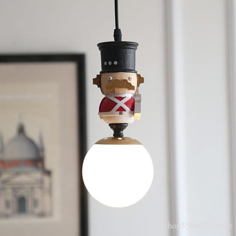 ChandeliersDecor.com-Kids Room Nursery Lighting-Soldiers Pendant Lighting For Kids Room