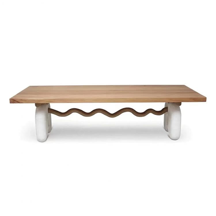 Solid Oak Wood Dining Table-ChandeliersDecor.com