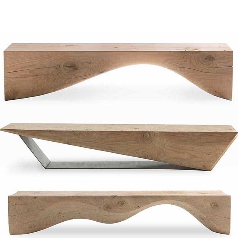 ChandeliersDecor.com-Benches-Solid Wood Bench: Expertly Crafted Furniture
