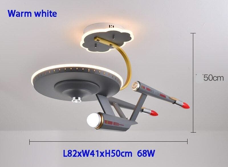 ChandeliersDecor.com-Kids Room Nursery Lighting-Space Ship Galaxy LED Light for Kids Room
