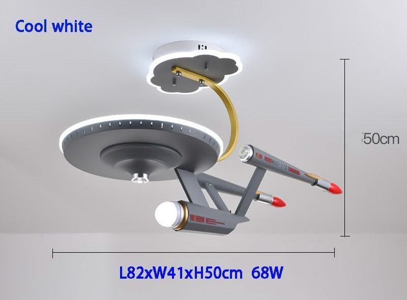 ChandeliersDecor.com-Kids Room Nursery Lighting-Space Ship Galaxy LED Light for Kids Room